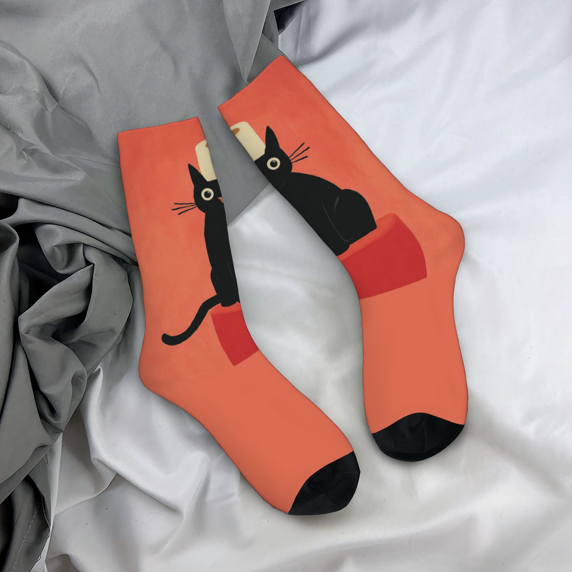Dress Sock Men - Oryginalne skarpetki unisex z motywem czarnego