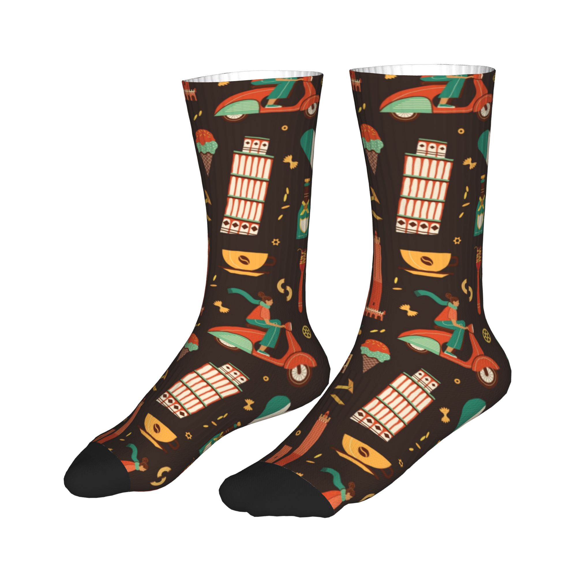 Włochy Podróże Włoskie Jedzeni – Dress Sock Men recenzja i cena