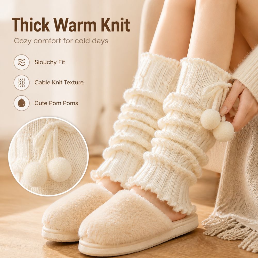 Dzianinowe ocieplacze na nogi  – Boot Sock Slouchy recenzja i cena